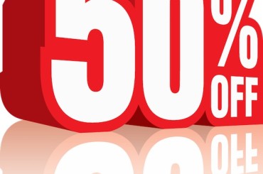 50% Off Sale Items 6/29/15  7/5/15