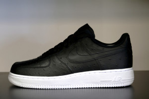 Black Croc - Low-Top Air Forces