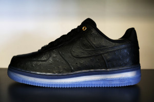 Black:Transparent Croc - Low-Top Air Forces