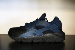 Nike Air Huarache Run Premium - 704830-004 - Black:Squadron Blue