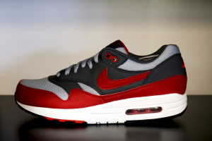 Nike Air Max 1 Essential - 537383-062 - Wolf Grey:Dark Grey:White:Gym Red