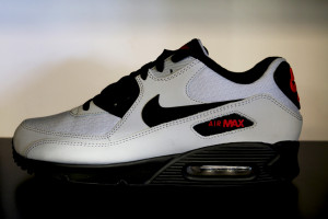 Nike Air Max 90 Essential - 537384-049 - Grey:Black:University Red