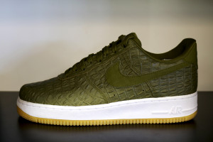 Olive Croc - Low-Top Air Forces