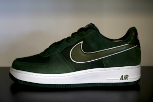 Olive Suede - Low-Top Air Forces