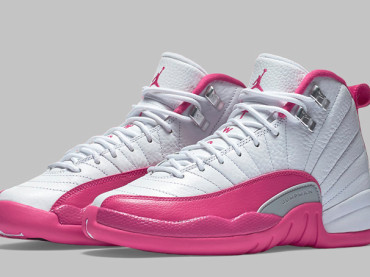 Air Jordan 12 (White / Pink Vivid) release and raffle information