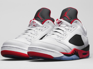 Air Jordan 5 Low “Fire Red” release and raffle information